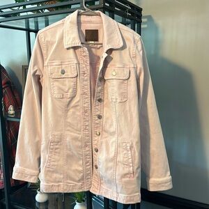 Light pink jean jacket